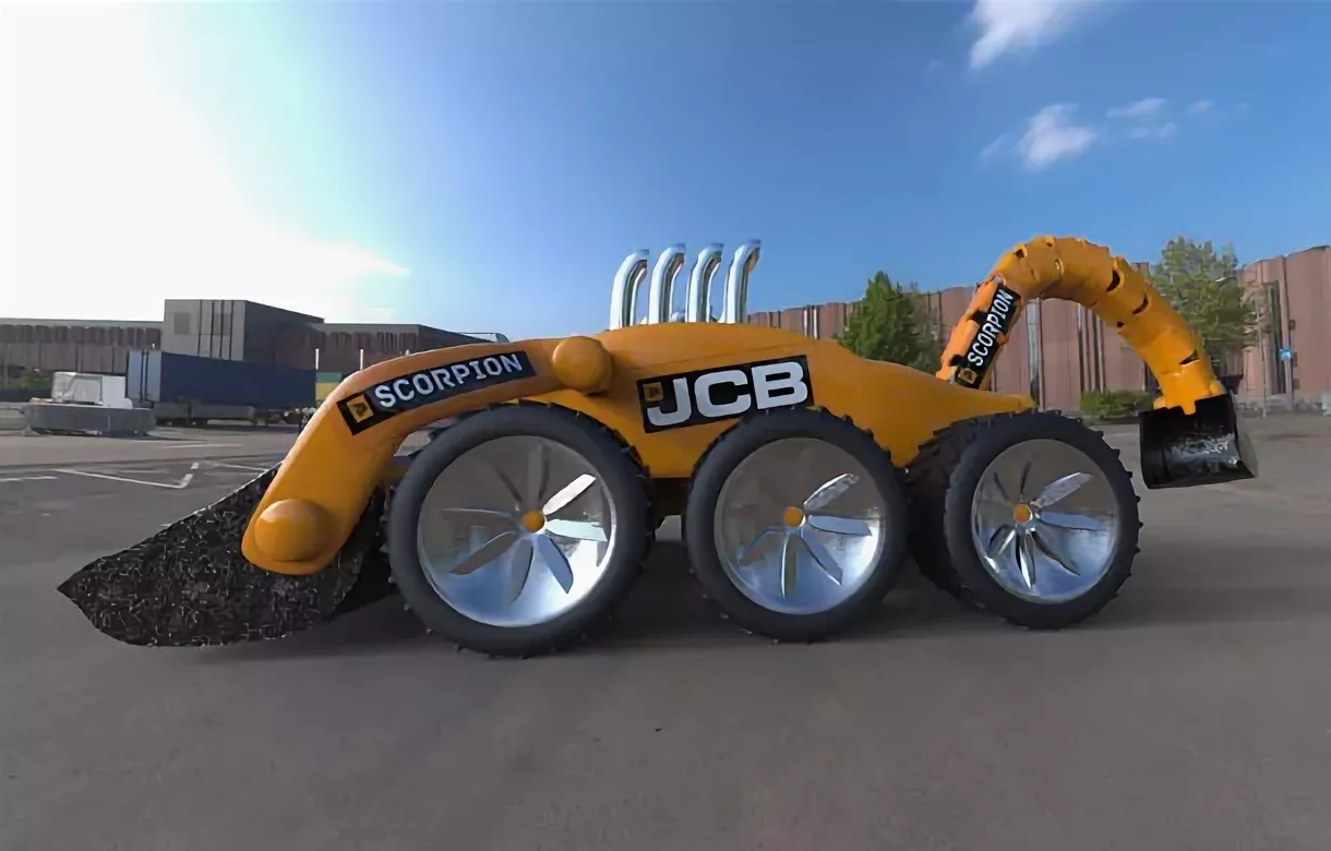 JCB определила, как будет выглядеть экскаватор 2073 года выпуска