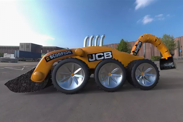 JCB определила, как будет выглядеть экскаватор 2073 года выпуска